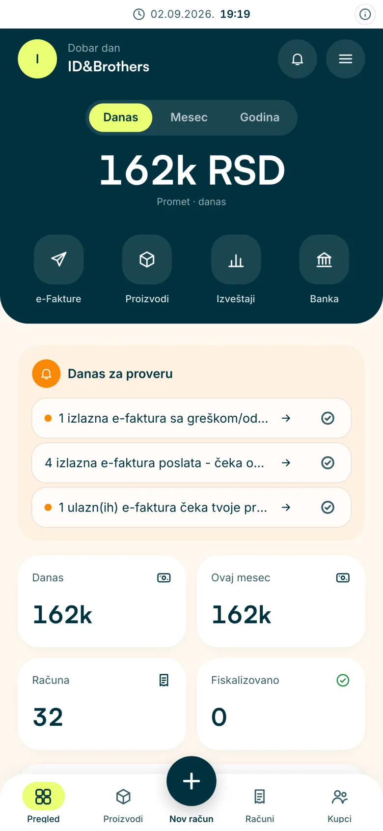 Tezga eKasa na telefonu: Svi računi na jednom mestu