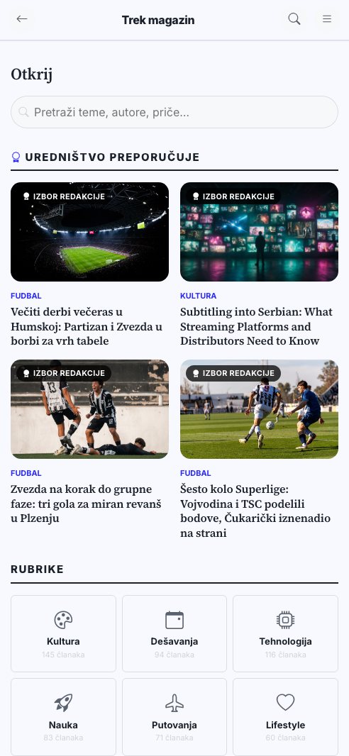 Otkrivanje sadržaja na telefonu